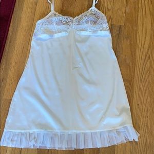 White La Perla chemise and matching panty.